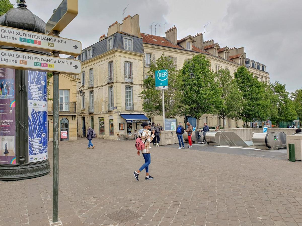 Exigehome-Grand Studio En Centre Ville - 300 M Du Rer A Saint-Germain-en-Laye Eksteriør bilde